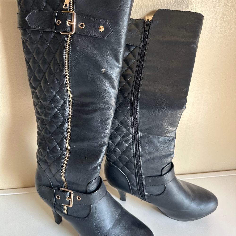 Black Heeled Boots